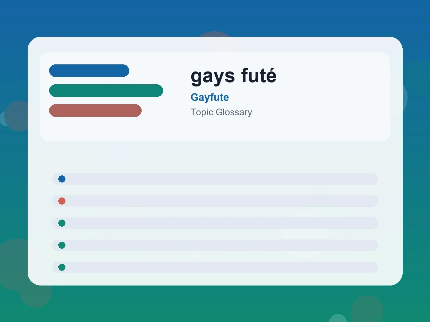 Gayfute gays futé guide visual