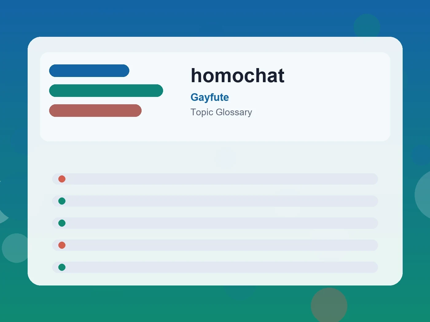 Gayfute homochat guide visual