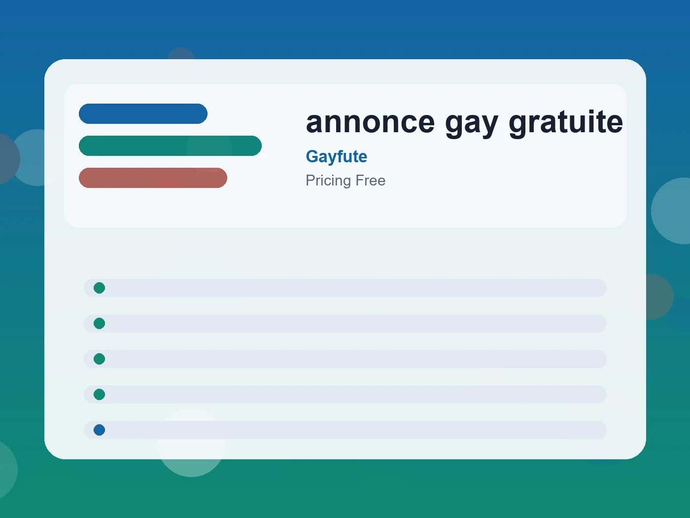 Gayfute annonce gay gratuite guide visual