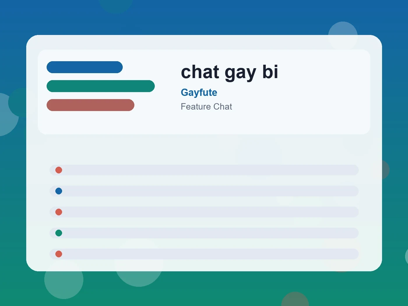 Gayfute chat gay bi guide visual