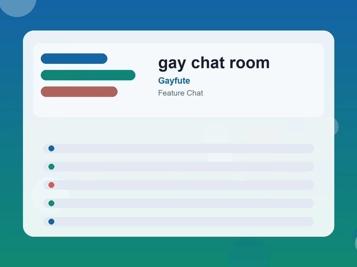 Gayfute gay chat room guide visual