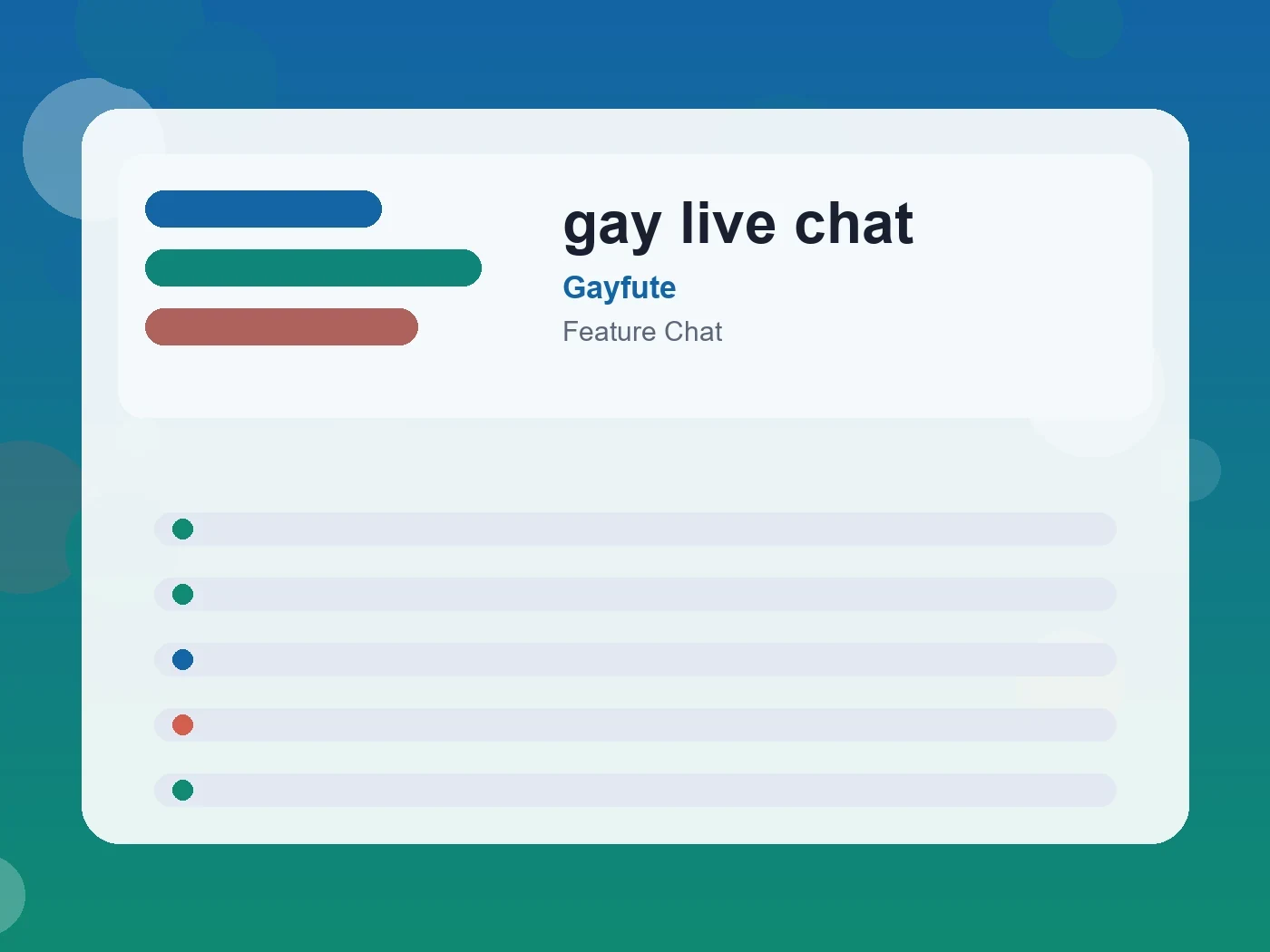 Gayfute gay live chat guide visual
