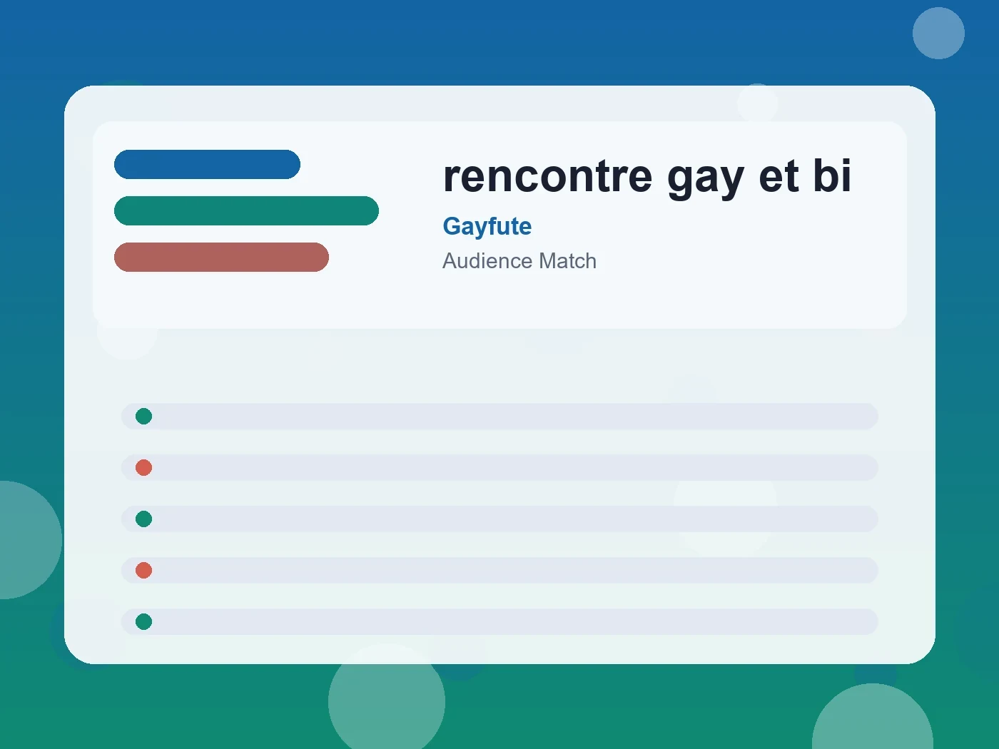 Gayfute rencontre gay et bi guide visual