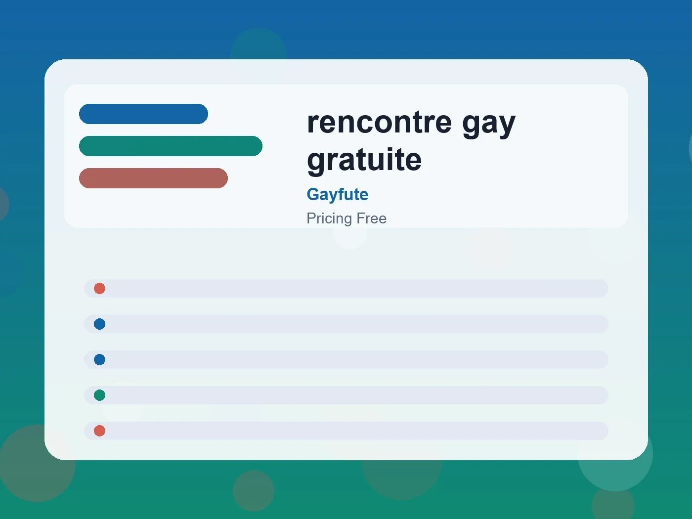Gayfute rencontre gay gratuite guide visual