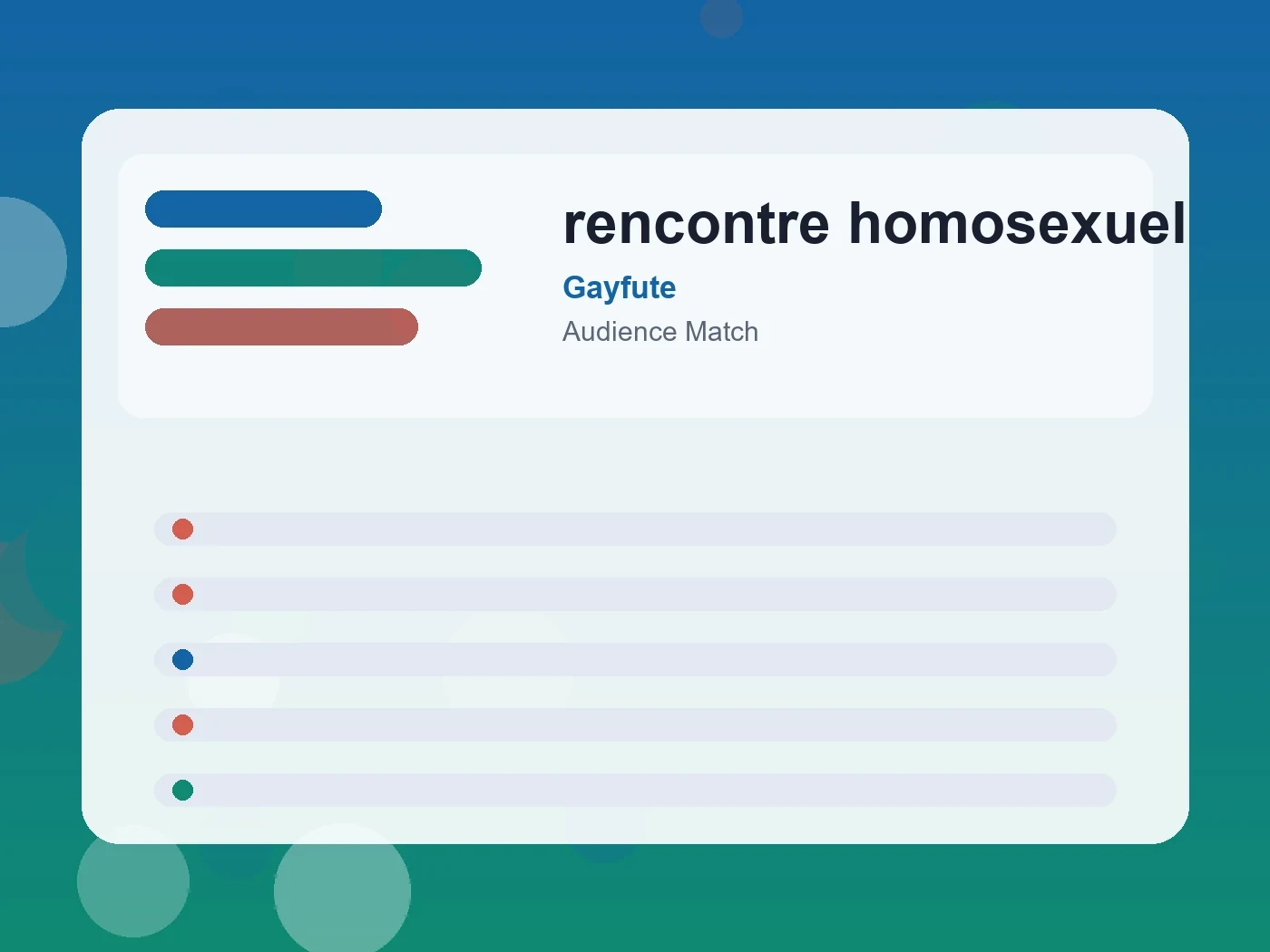 Gayfute rencontre homosexuel guide visual
