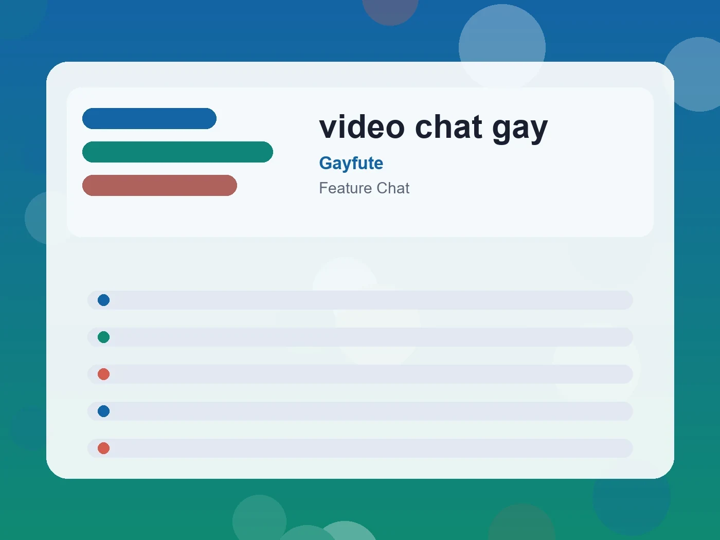 Gayfute video chat gay guide visual